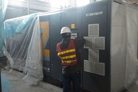 空压机租赁工程案例06